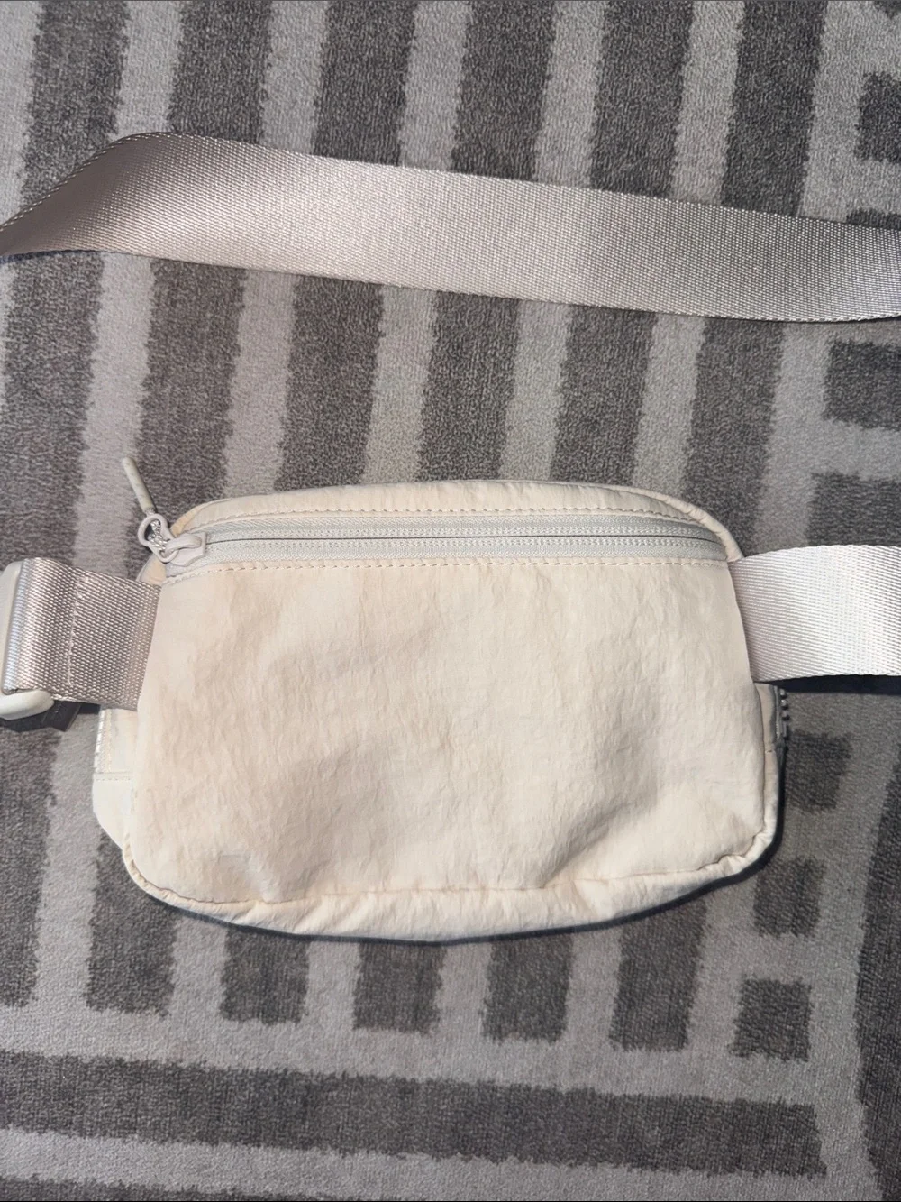 Lululemon Cream Belt Bag